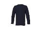 Donkerblauw shirt met lange mouwen, achterkant