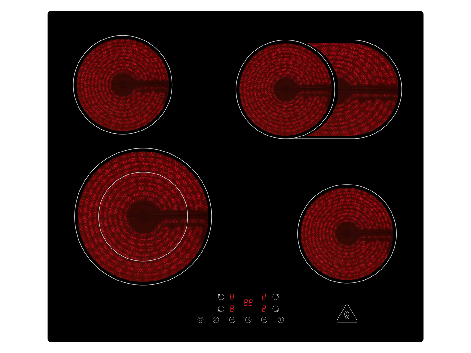 Respekta Frameloze keramische kookplaat KM5500-28