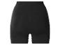 Zwarte high-waist shorts met naaddetails op de achterkant.