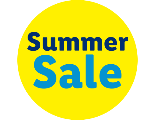 Zomeruitverkoop-zegel