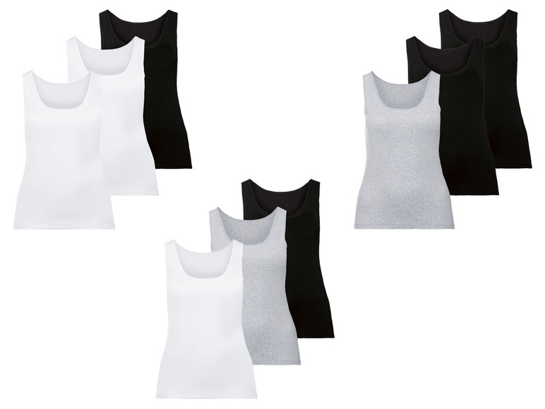 Ga naar volledige schermweergave: esmara® 3 dames hemden plus size - afbeelding 1