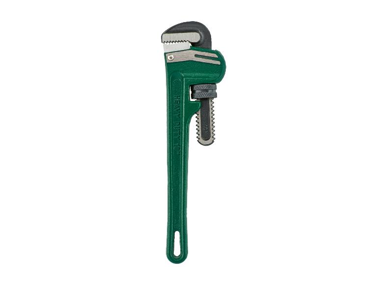 Groene heavy-duty 10-inch pijptang met verstelbare bek