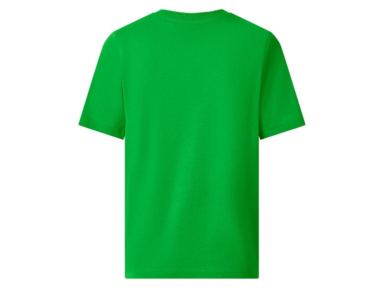 Groen T-shirt met korte mouwen, achterkant