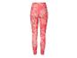 Roze en wit marmerpatroon sportlegging