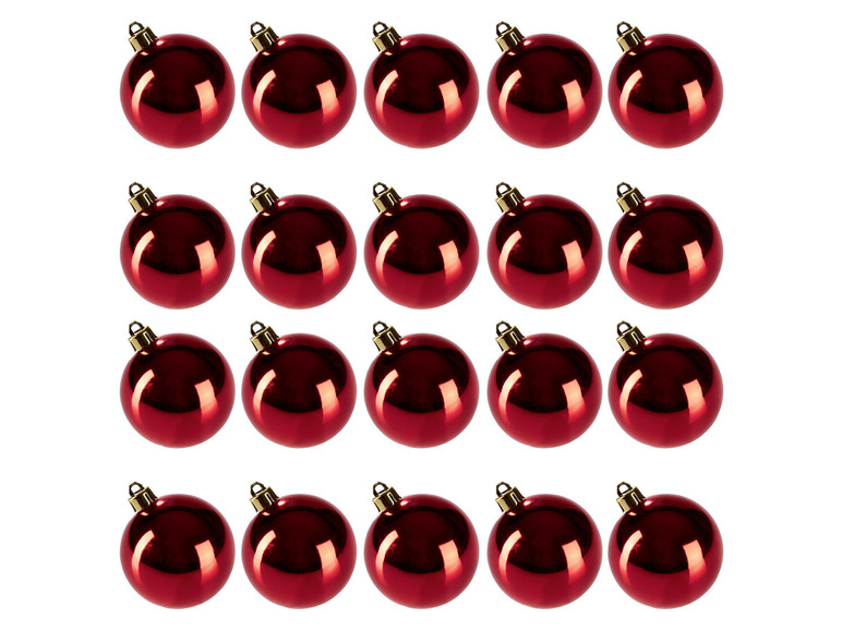 Ga naar volledige schermweergave: LIVARNO home 20 kerstballen - afbeelding 7