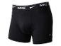Zwarte herenboxershort met witte elastische tailleband en logo
