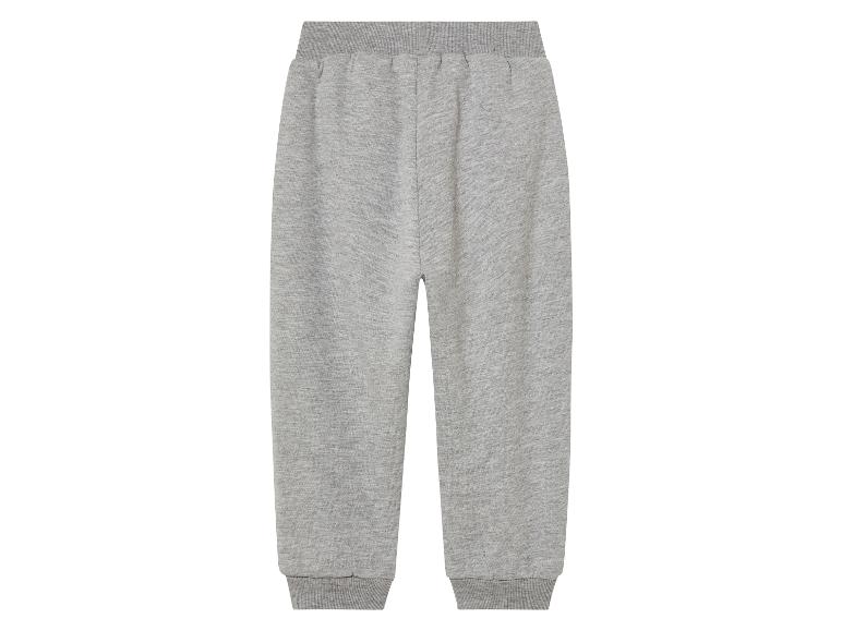 Grijze joggingbroek met elastische tailleband.