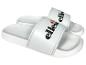 Witte ELLESSE herenslides met zwart logo