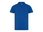 Blauw Camp David poloshirt met korte mouwen.