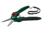 Parkside bloemschaar met ergonomische handgreep en veiligheidsvergrendeling.