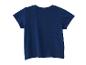 Blauw baby T-shirt met korte mouwen, achterkant