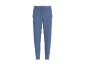 Blauwe heren joggingbroek met trekkoord en zakken.