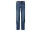 Blauwe denim jeans met rechte pijpen