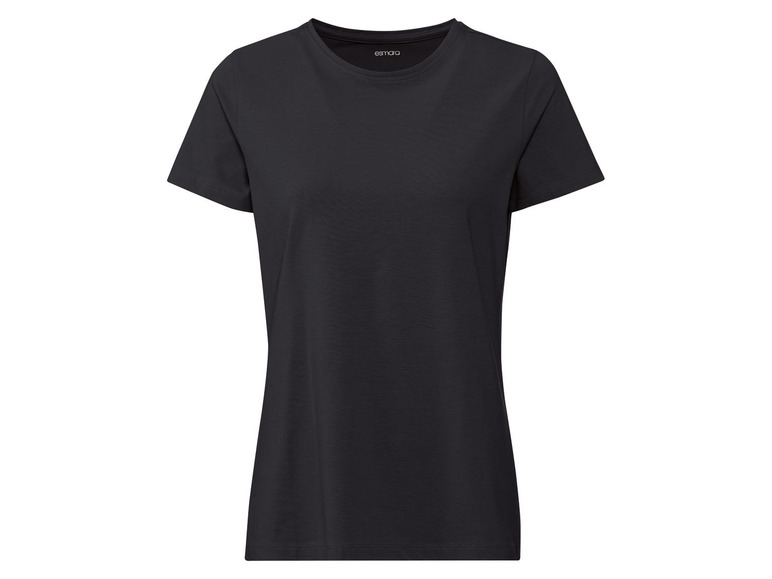 Ga naar volledige schermweergave: esmara® Dames T-shirt, 2 stuks, nauwsluitend van stretchjersey - afbeelding 10