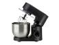 Zwarte SilverCrest keukenmixer met roestvrijstalen kom en garde