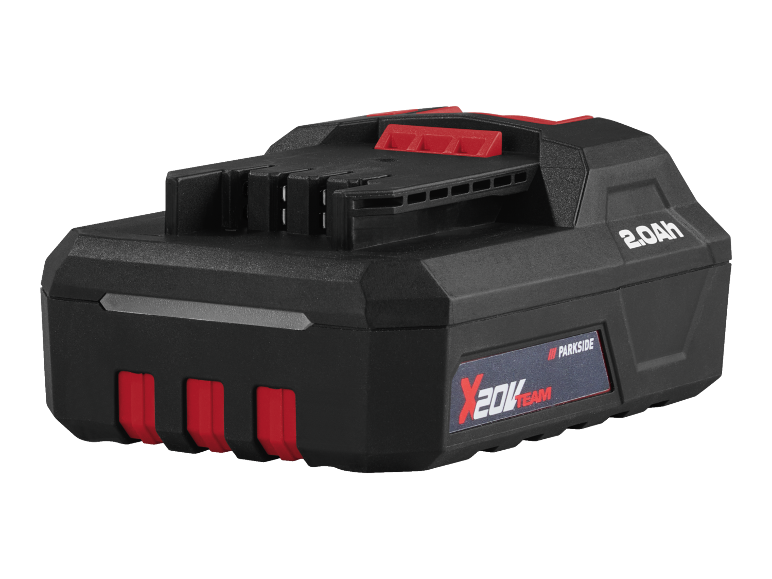 Zwart-rode 2.0Ah accu voor elektrisch gereedschap met X 20V TEAM branding