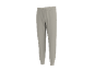 Beige joggingbroek met elastische tailleband en boorden.