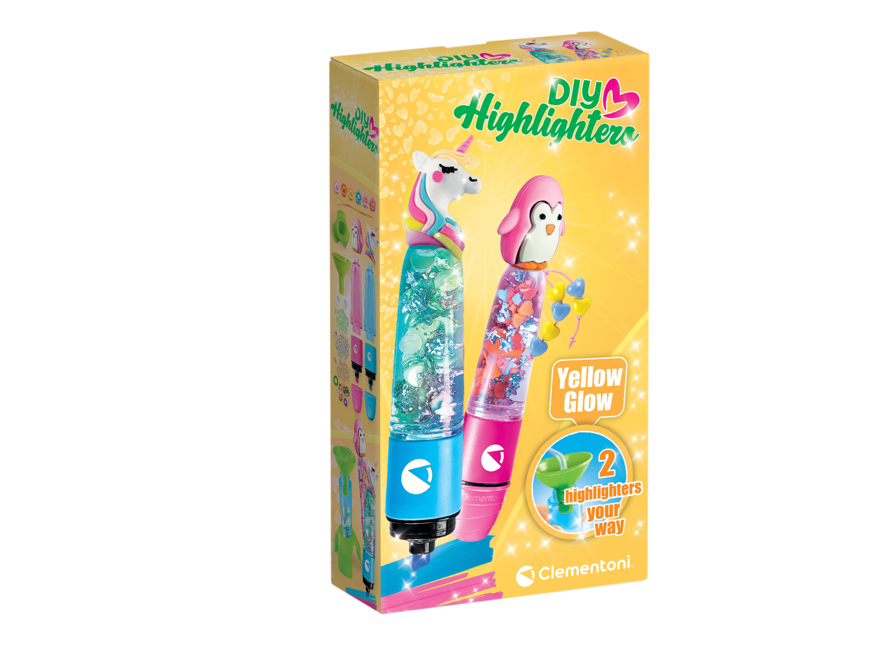 Clementoni Knutselset voor eigen pennen en markeerstiften (Textmarker Sweet Pets)