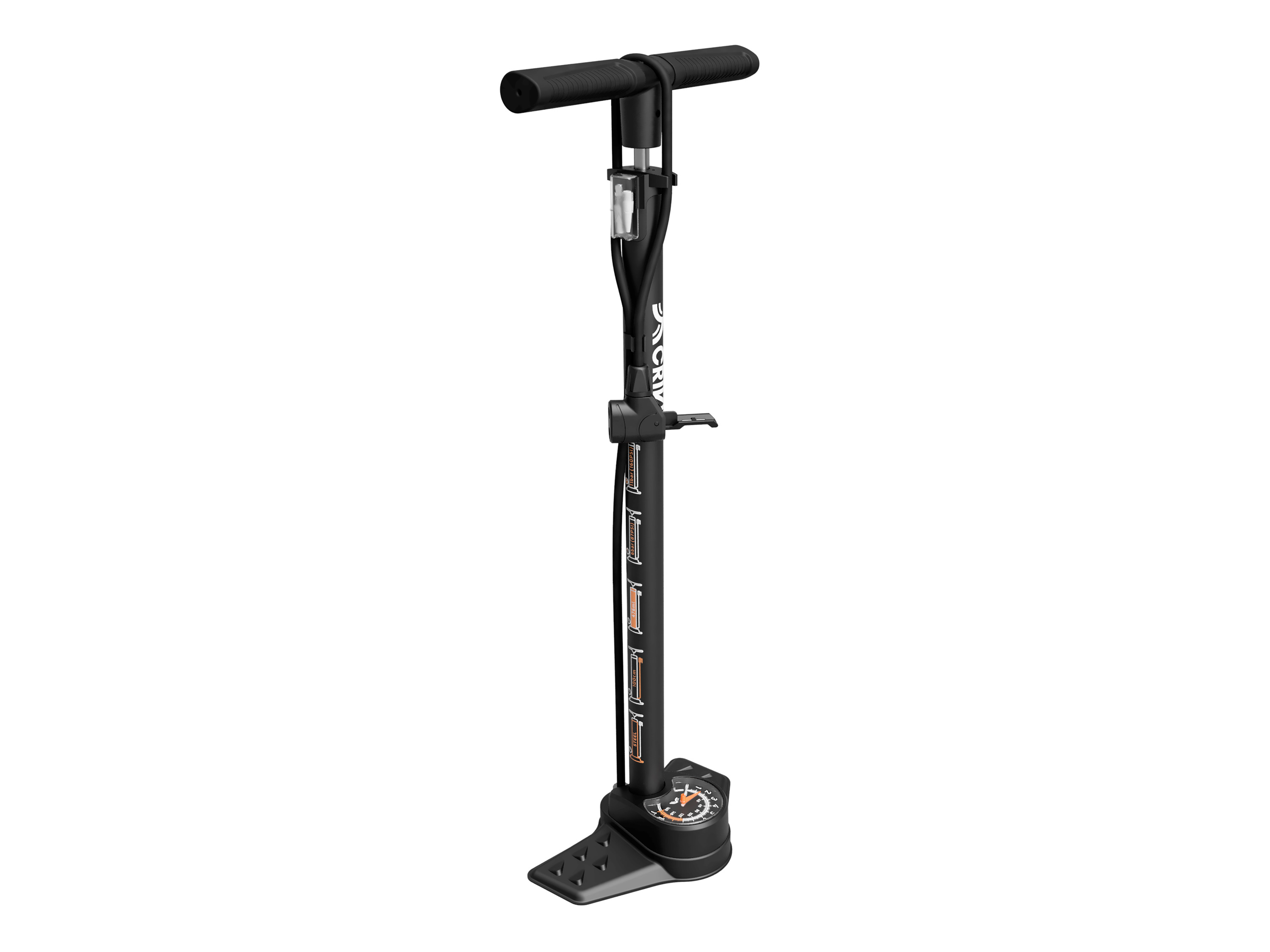 CRIVIT XL fietspomp met manometer
