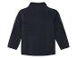 Een donkerblauw fleece jack voor kinderen.