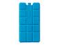 Blauw koelelement met de inscriptie 'ICEBLOCKS'.