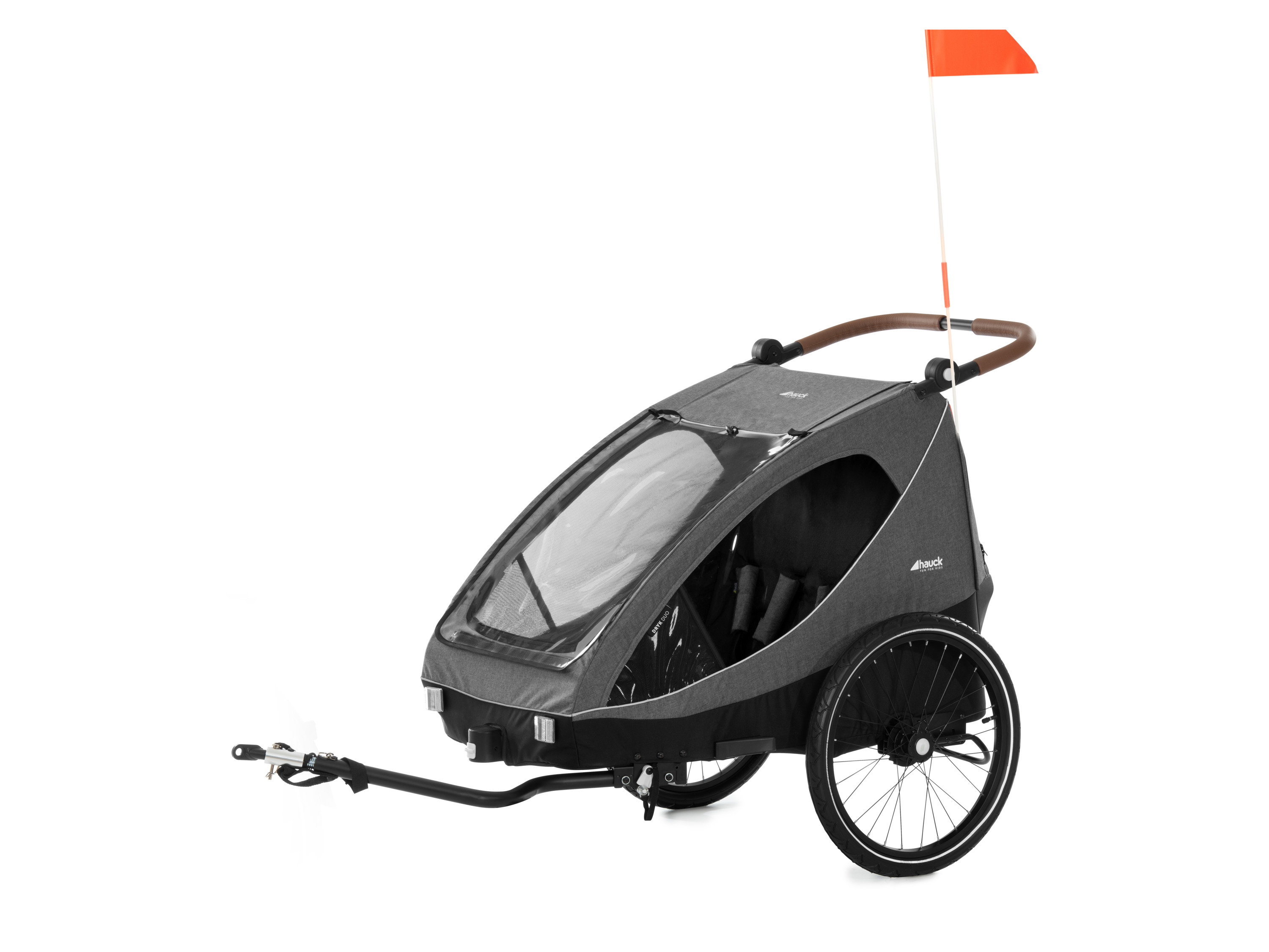 HAUCK Fietskar Dryk Duo (Gemêleerd grijs)