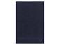 Donkerblauwe badhanddoek.