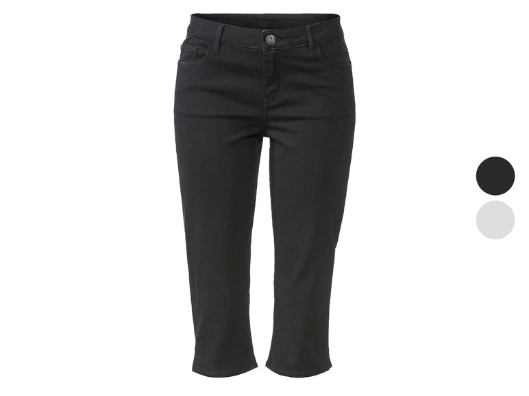 Ga naar volledige schermweergave: esmara® Dames jeans capri - afbeelding 1