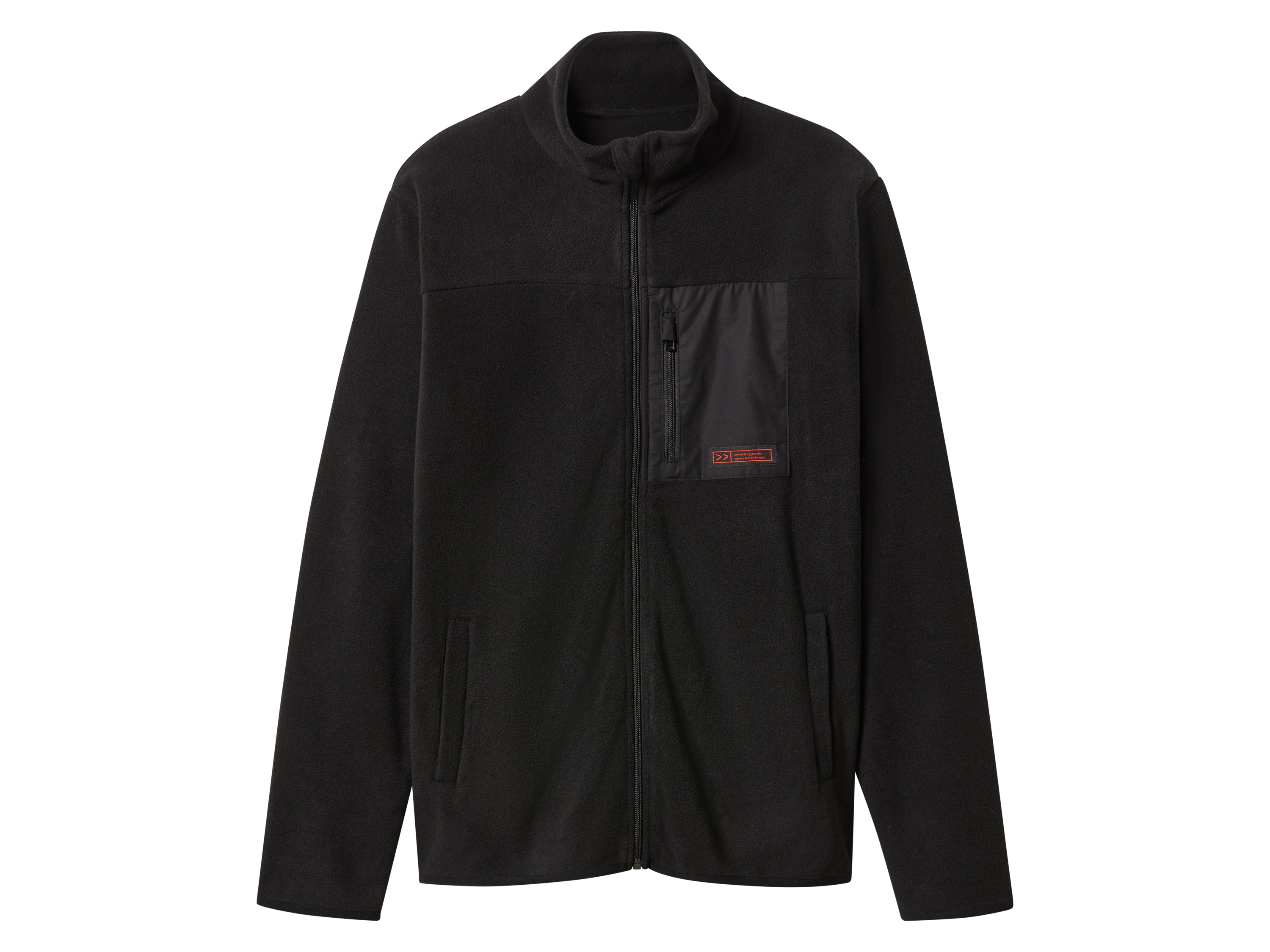 esmara Men Fleece heren vest (Zwart, L)