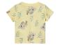 Geel baby t-shirt met koala en bladeren print.