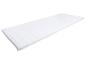 Wit gewatteerd matras met rits