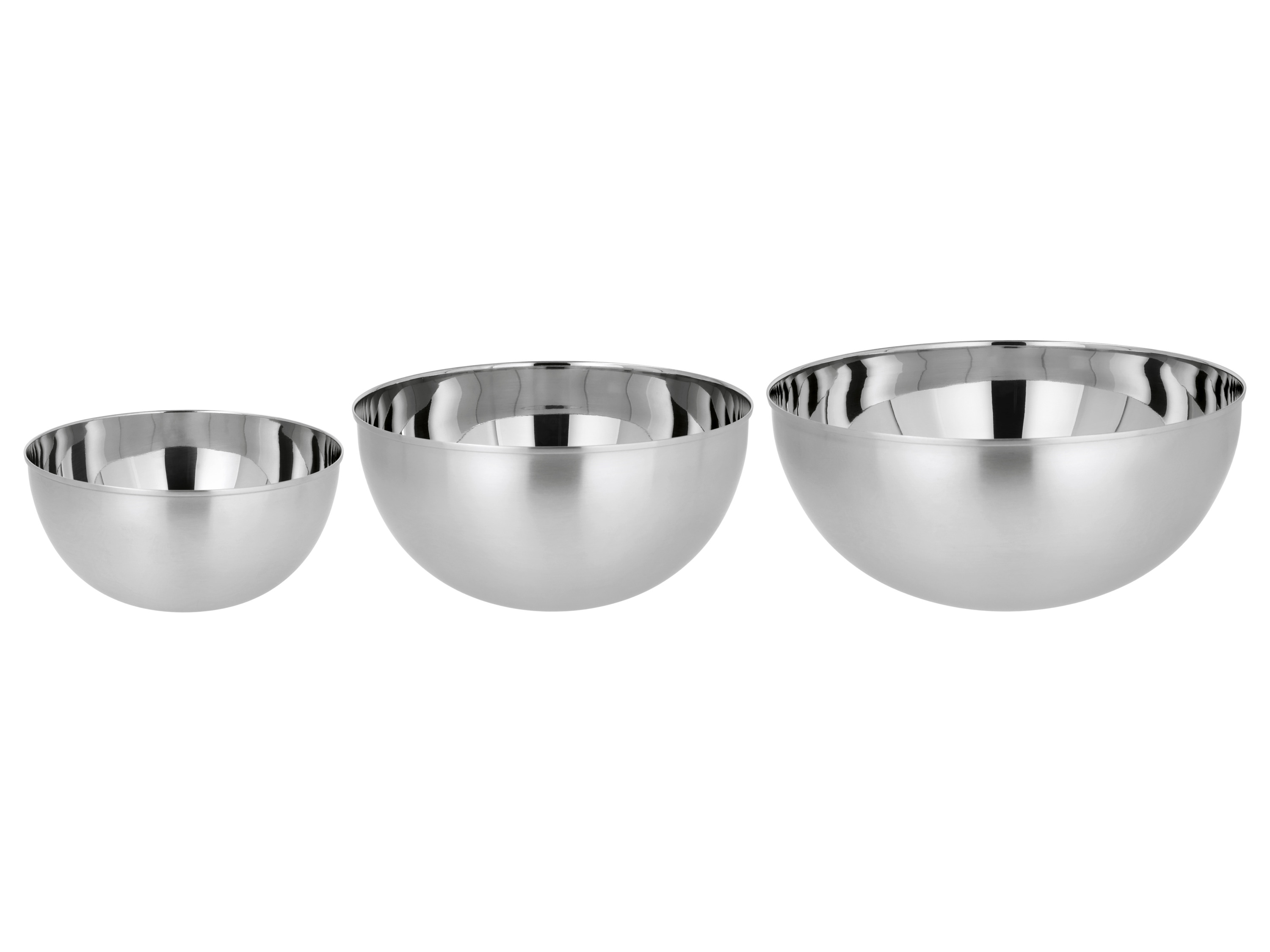 SILVERCREST RVS schalen, 3-delig