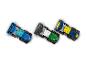 Drie Lego Speed Champions raceauto's, waaronder Alpine en Aston Martin.