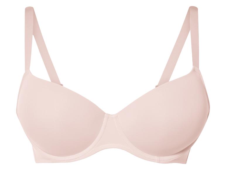Lichtroze bh, t-shirt model.