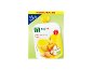 Knijpzakje met appel-banaanpuree en koekjes, 6x100g, vanaf 6 maanden.