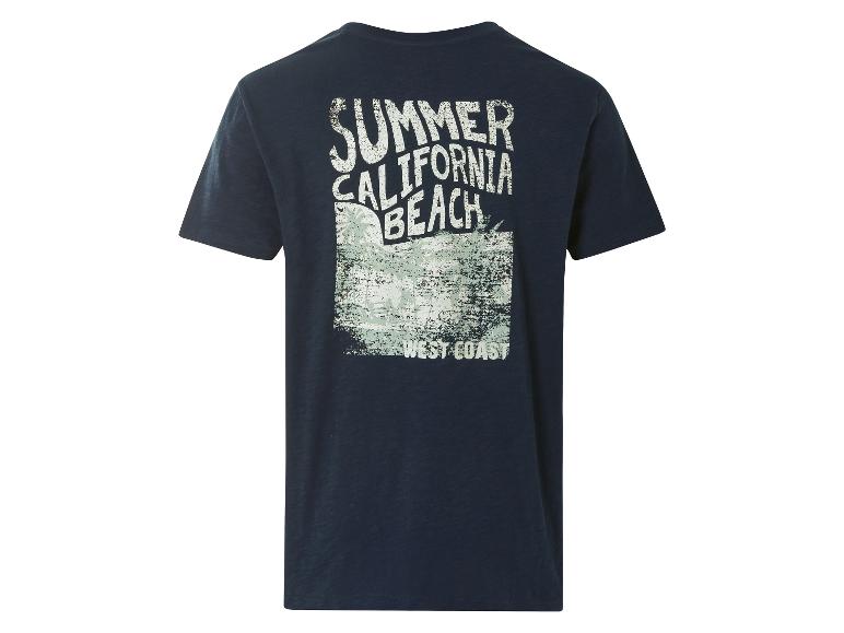 Herentrui met "Summer California Beach" print, vintage stijl.