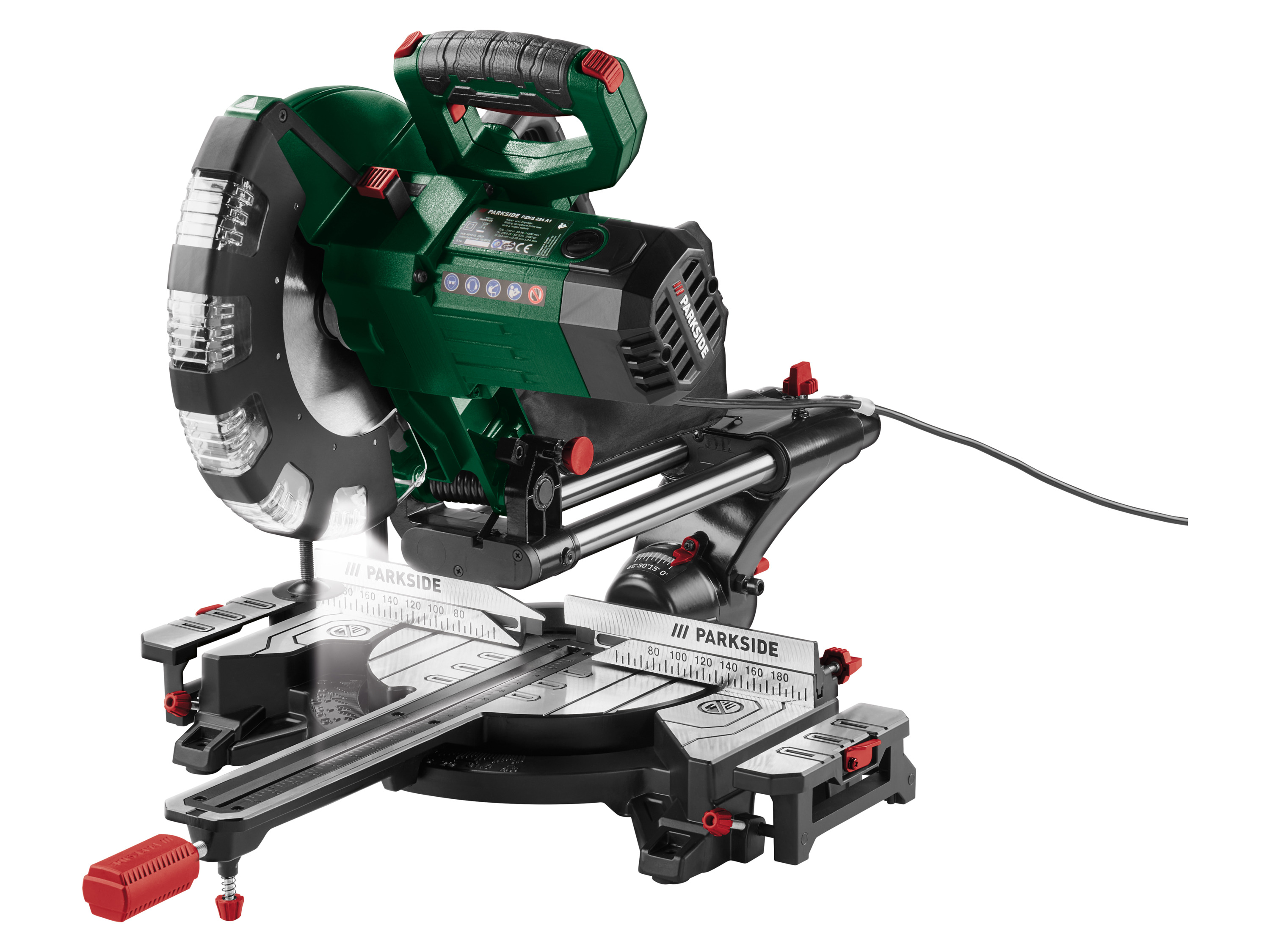 PARKSIDE Afkortzaag met verstekfunctie 2000 W afbeelding