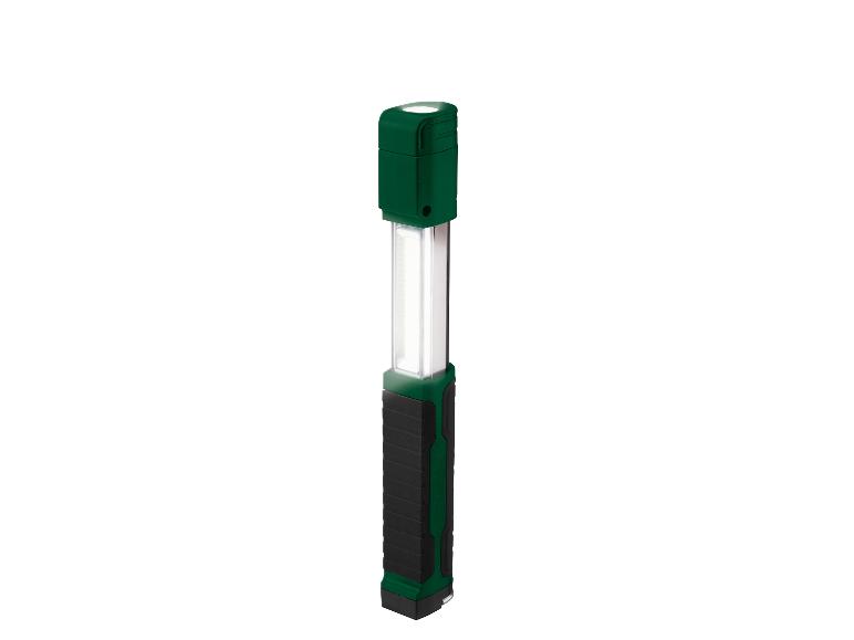 Groene en zwarte LED-werklamp