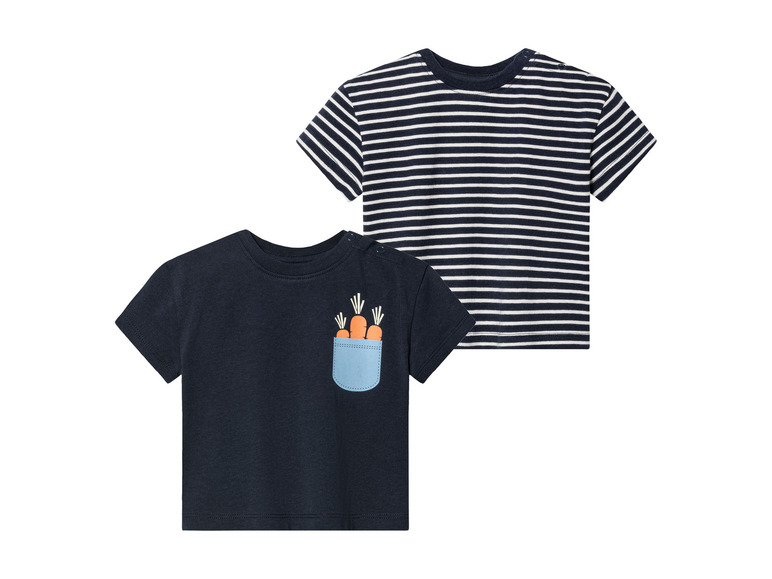 Ga naar volledige schermweergave: lupilu® 2 baby T-shirts - afbeelding 1