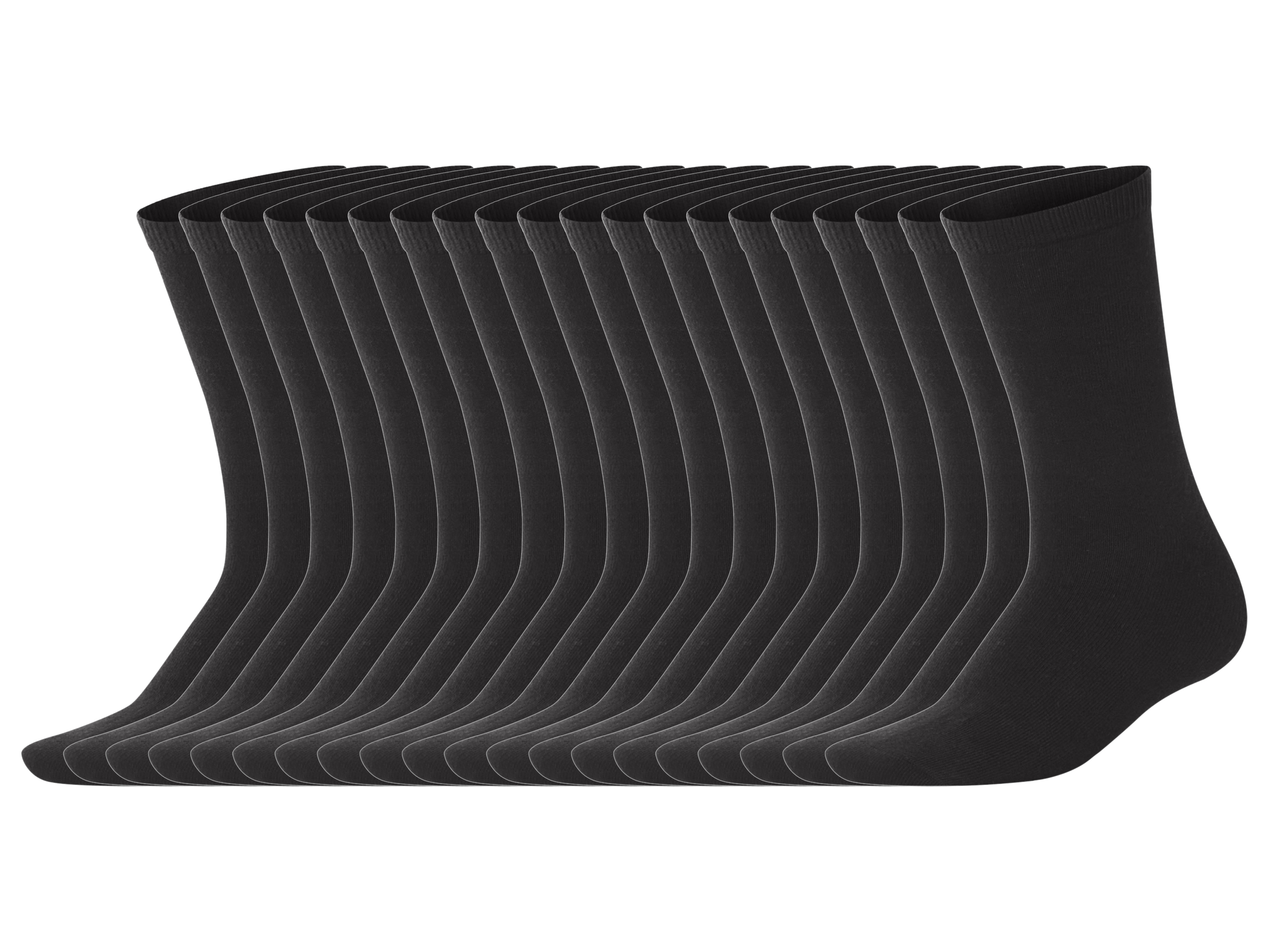 esmara 20 Paar sokken (Zwart, 35-38)
