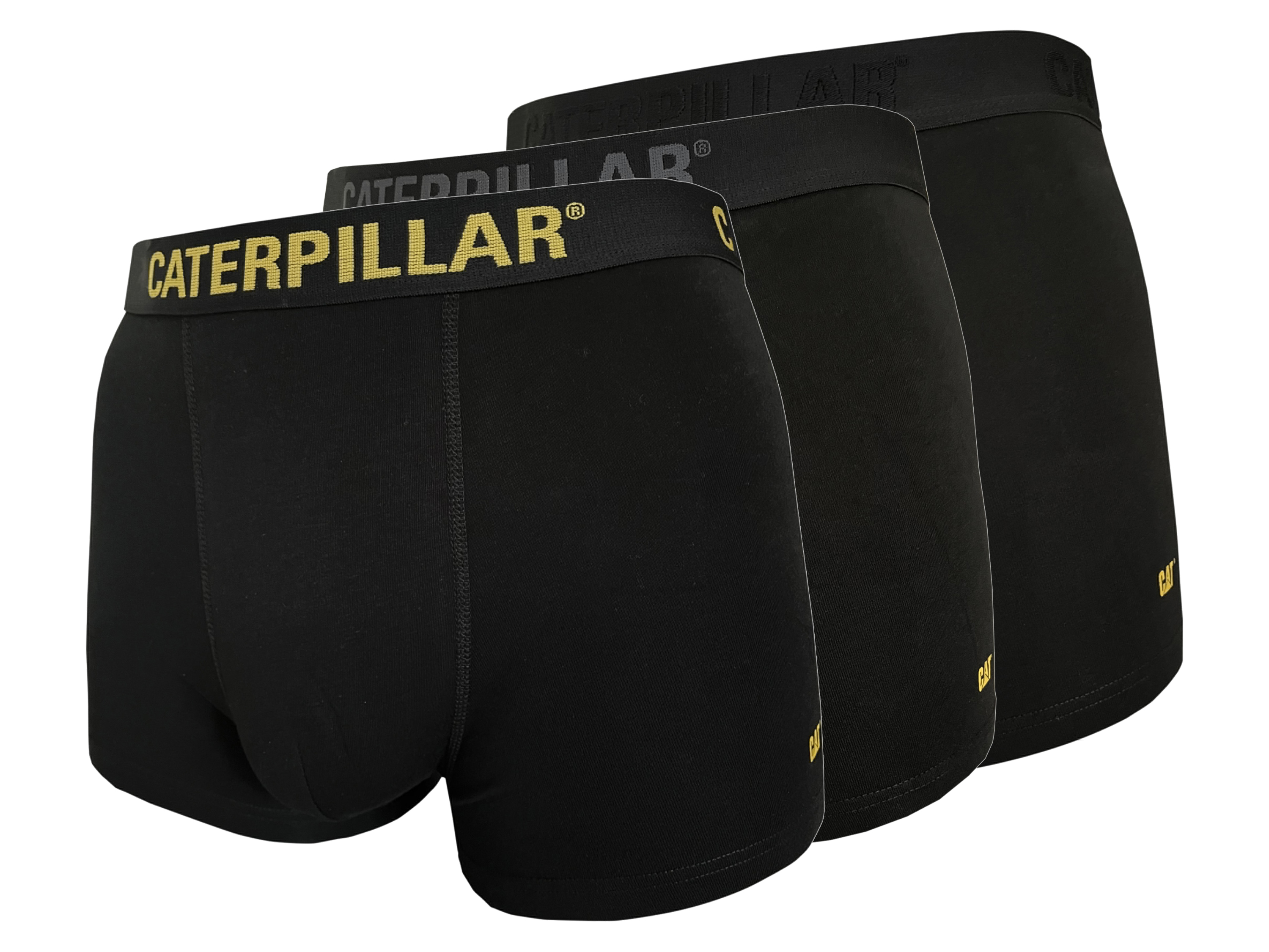 CATERPILLAR Set van 3 heren boxers (Zwart, M)