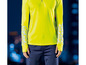 Gele trainingstrui met reflecterende details voor sportieve veiligheid.