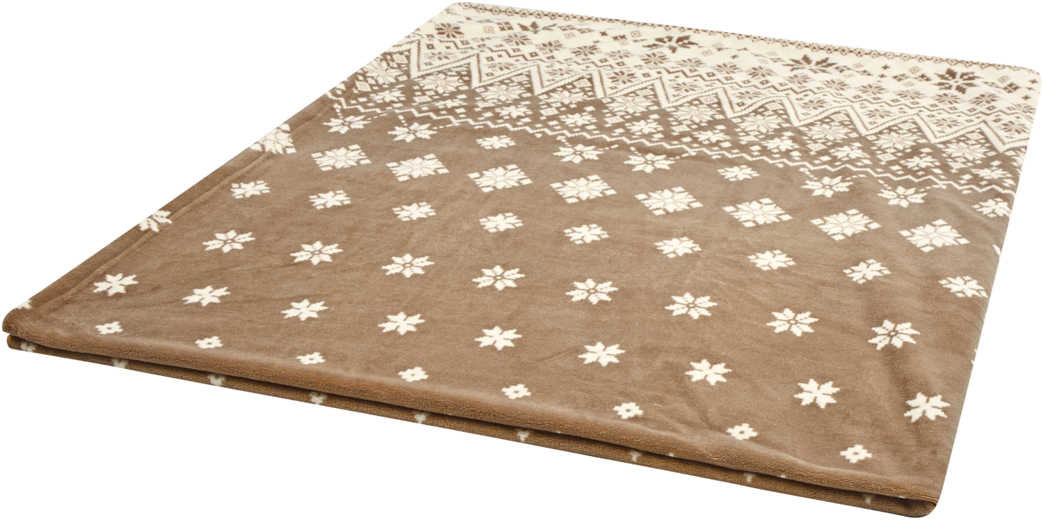 LIVARNO Plaid, 180 x 220 cm (Beige)