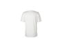Wit heren T-shirt met korte mouwen, achterkant.