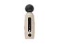 Beige handmassage apparaat met zwarte punt.