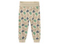 Beige broek met olifantenprint voor baby's