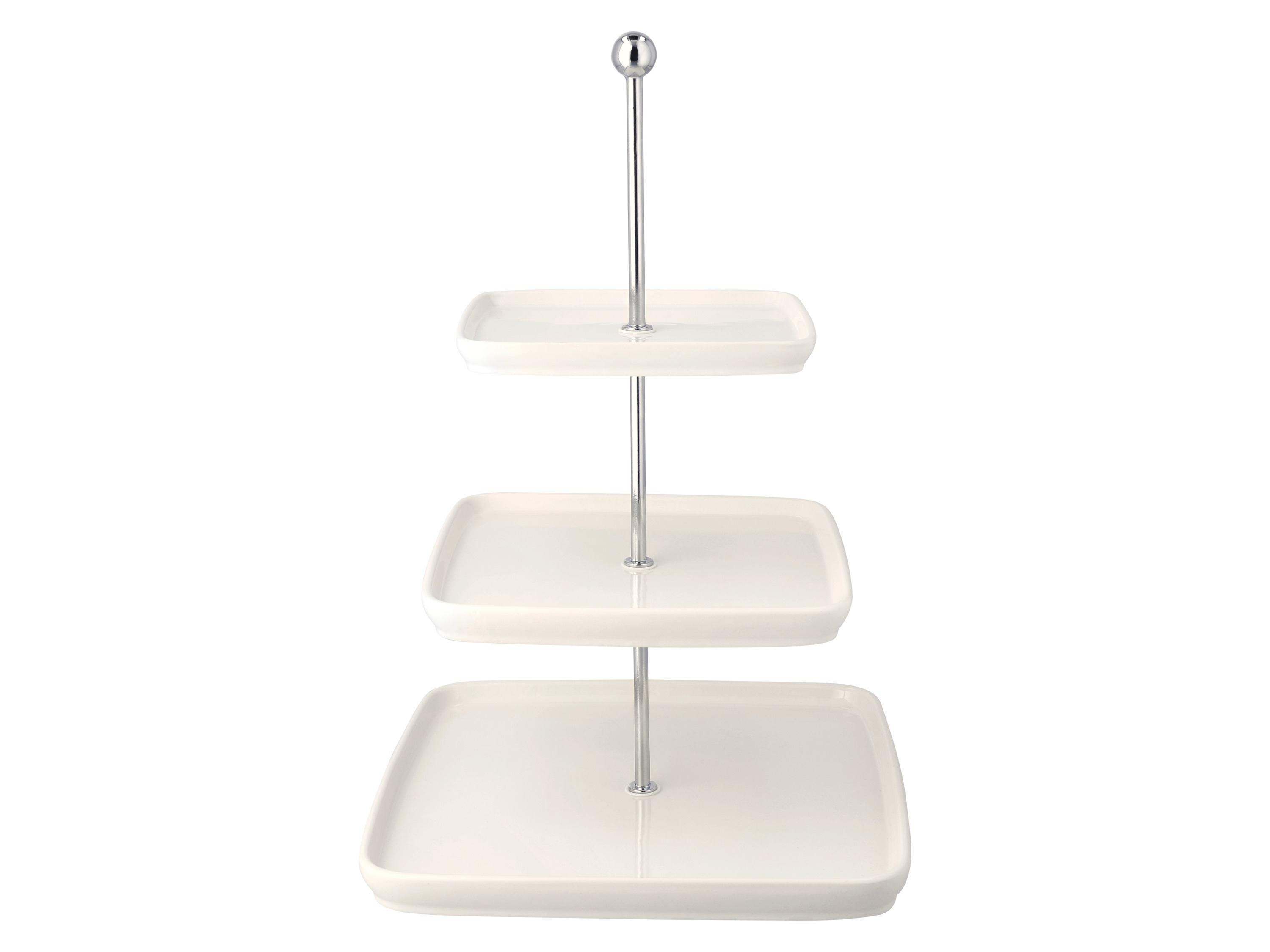 SILVERCREST Porseleinen etagère (Vierkant) afbeelding