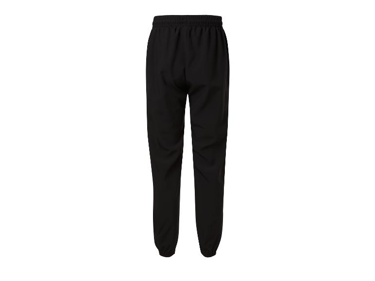 Zwarte joggingbroek met elastische tailleband.