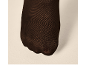 Donkerbruine panty, zichtbaar van enkel tot tenen.