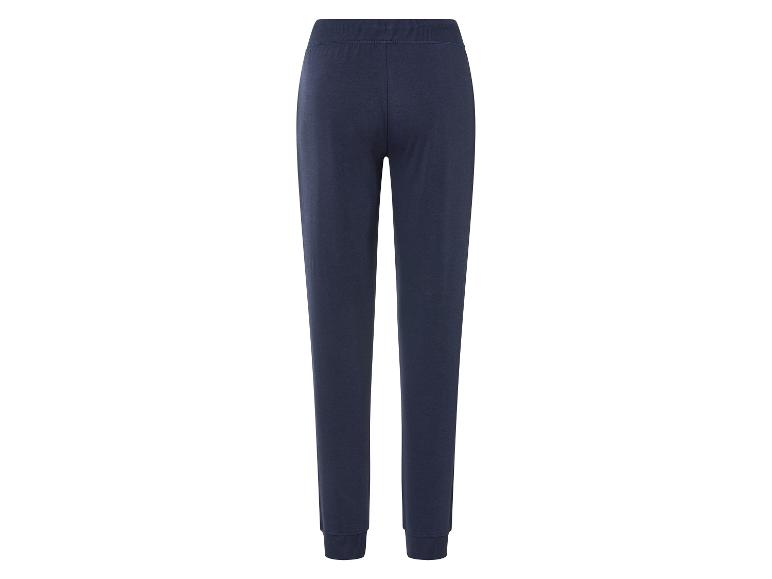 Donkerblauwe dames joggingbroek.